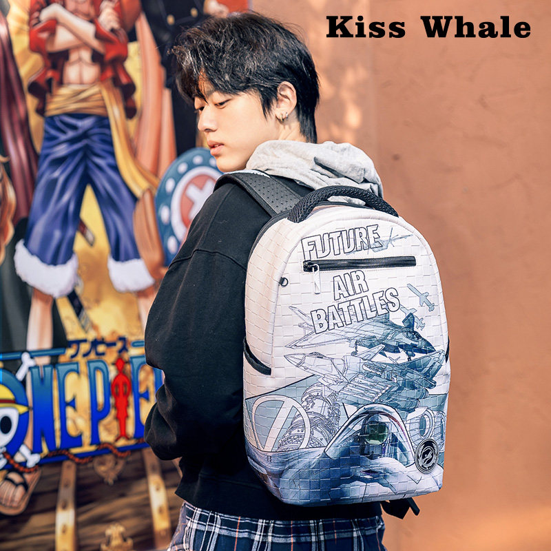 KISSWHALE大容量男女电脑双肩包