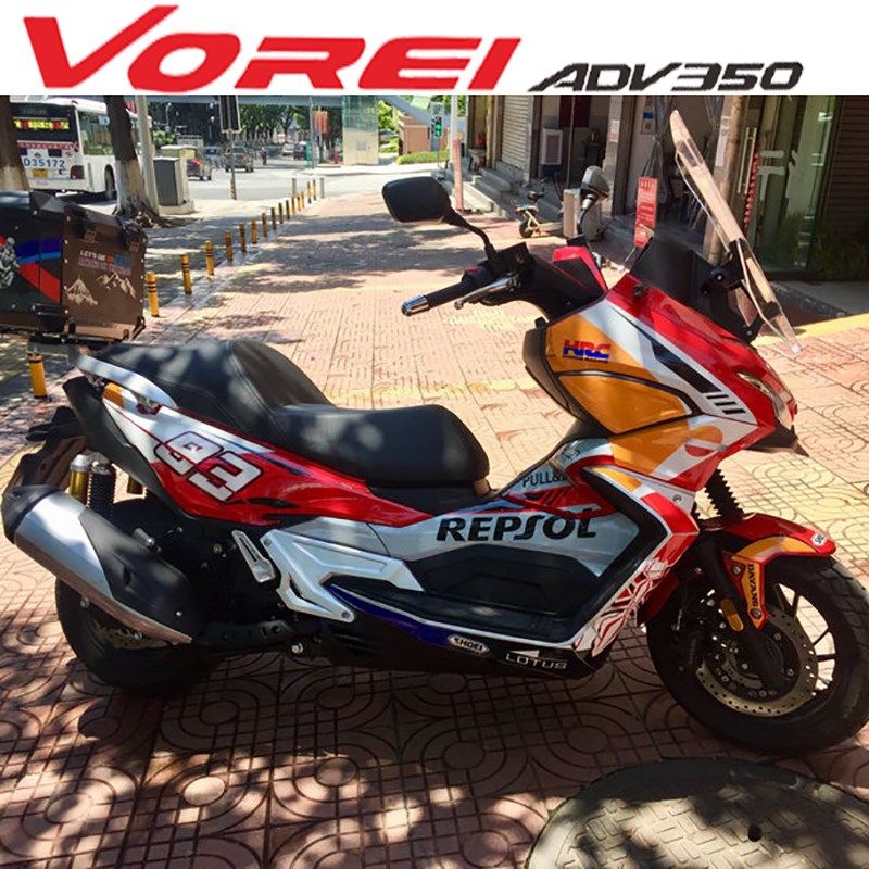 大阳350ADV贴纸改装贴花全车保护贴膜车身贴个性版画防水贴画拉花