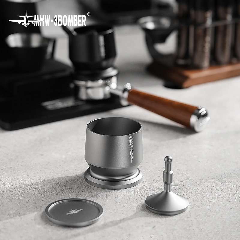 MHW-3BOMBER轰炸机接粉器 磨豆机接粉杯不锈钢意式咖啡落粉器58mm