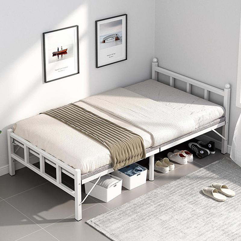 折叠床家用可折叠简易床小床办公室午休1.2m单人床出租房成人铁床