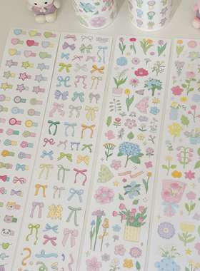 Springforth |8月新品贴纸卷收藏浪漫小花园基础拉条切膜贴纸卷