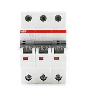 热销ABB小空开3极微型断路器S203-C1；10113649