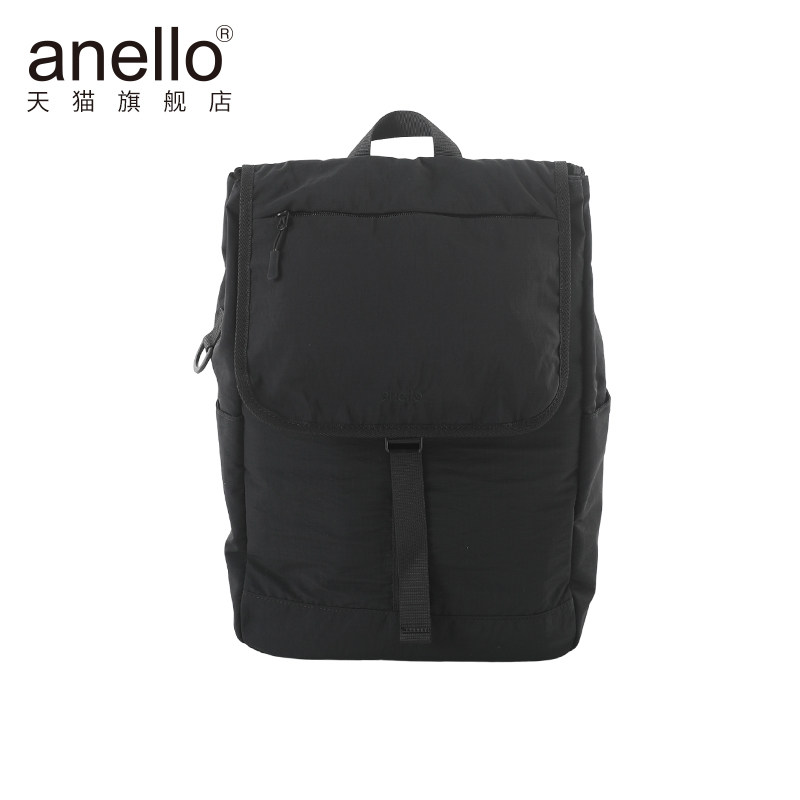 anello旗舰店商务翻盖暗扣行李箱拉杆插袋男女个性时尚双肩背包