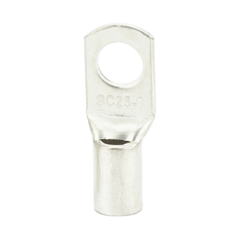 SC25-6/8/10/12窥口短铜鼻子紫铜线耳25平方压线鼻铜接头接线端子