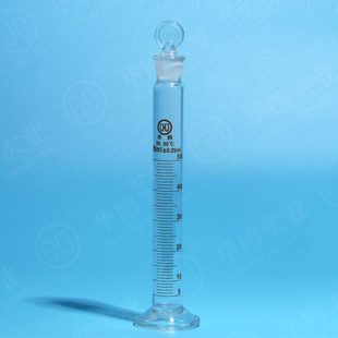 具塞量筒 热销华鸥优质玻塞 刻度量器高硼硅玻璃耐高温实验室仪器