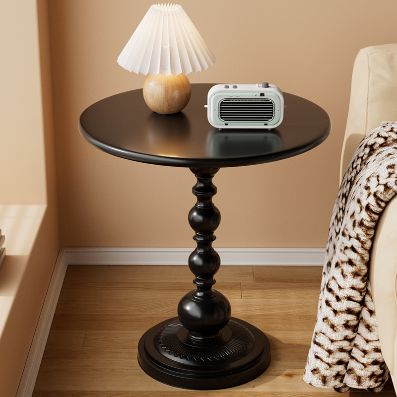 沙发客厅茶几家用卧室床头边几y轻奢高级感铁艺落地置物架阳台小