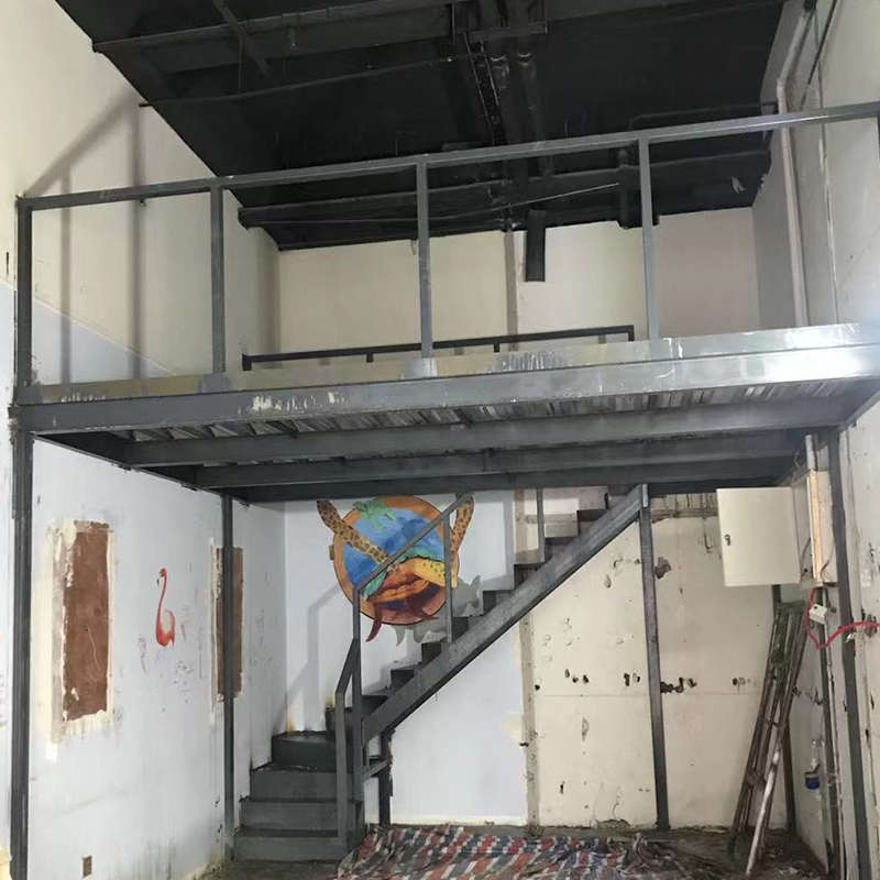深圳工字钢覆式别墅办公室阁楼槽钢搭建混I钢隔层loft公寓钢构楼