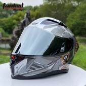 镀银 坦克全盔镜片T153 镀金 极光蓝 黑色 153S底座 镜片极光红