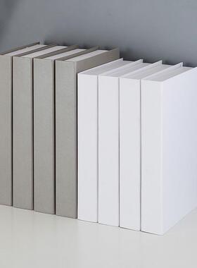 纯色假书装饰品摆件样板房客厅展厅摆设拍照道具模型黑白灰兰黄色