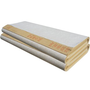 精制老灰手工仿古宣纸元书纸毛边纸竹宣半生半熟书法国画创作练习