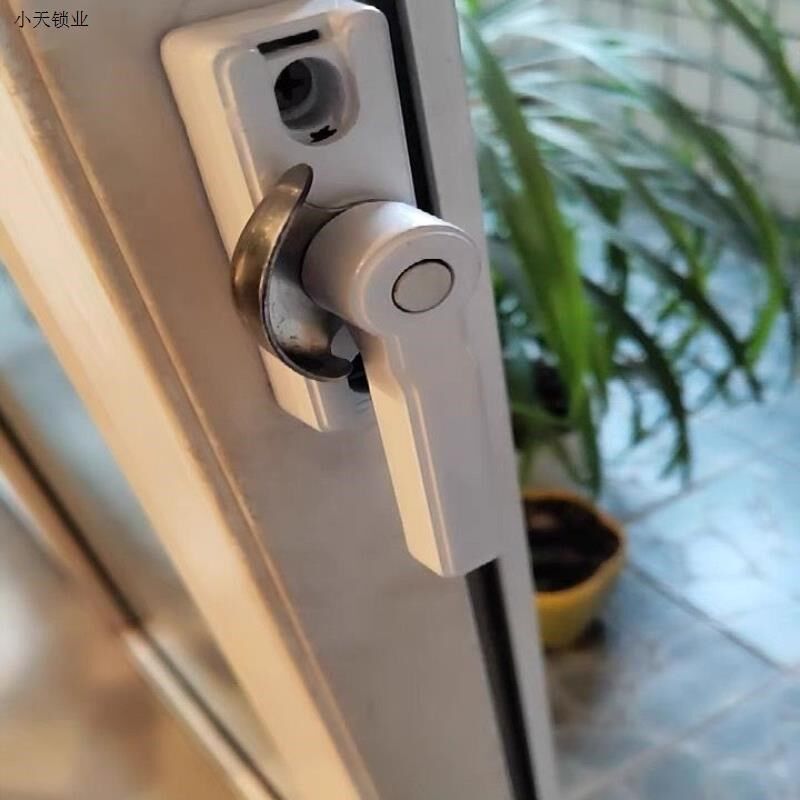 不锈钢 塑钢窗锁扣平移铝合金门窗月牙锁窗户锁移门钩锁 推拉配.