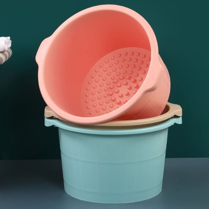 加厚大号塑料按摩洗脚盆泡脚足浴盆家用泡脚桶带滚轮加高足浴桶,家庭/个人清洁工具,足浴盆/足浴桶,淘宝优惠券,粉丝福利购,淘宝优惠卷