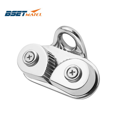 BSET MATEL 316不锈钢滑轮夹绳器 卡线器 夹绳板 船舶帆船普拉提