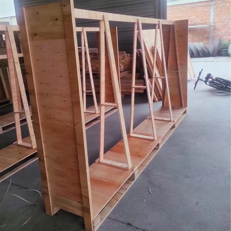 玻璃木箱岩板木箱An字架出口箱子免熏蒸木箱密封箱物流箱包装箱