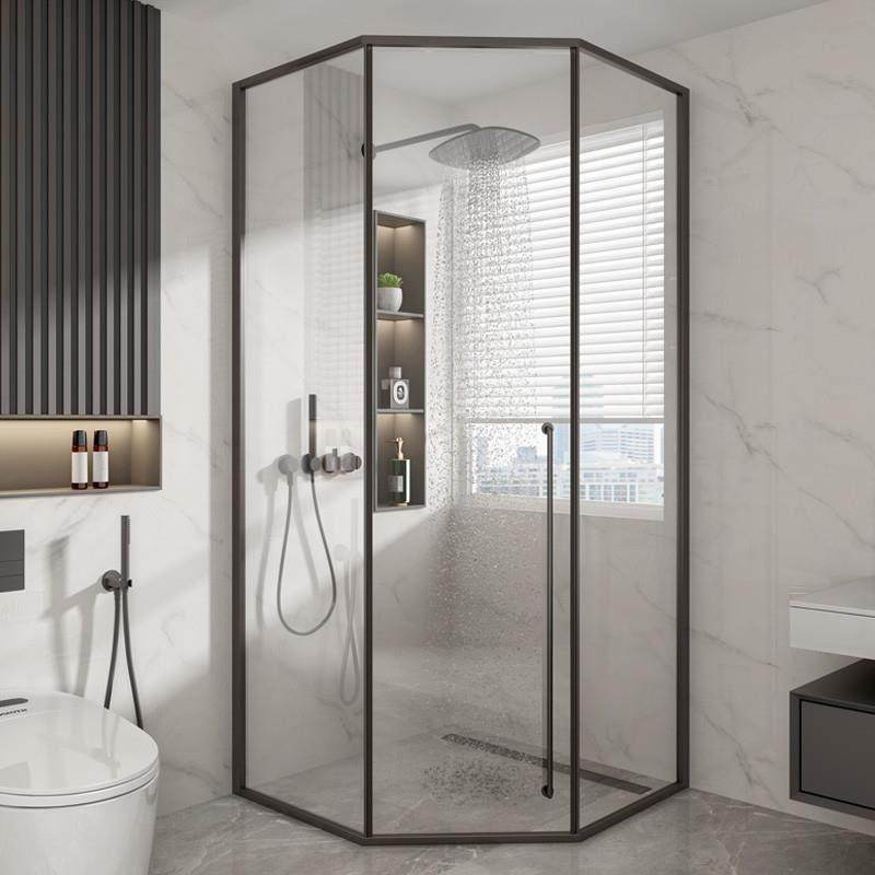 极窄天地轴钻石淋浴房平门浴室玻璃门干湿分离浴室隔断推拉门,家装主材,整体淋浴房,淘宝优惠券,粉丝福利购,淘宝优惠卷