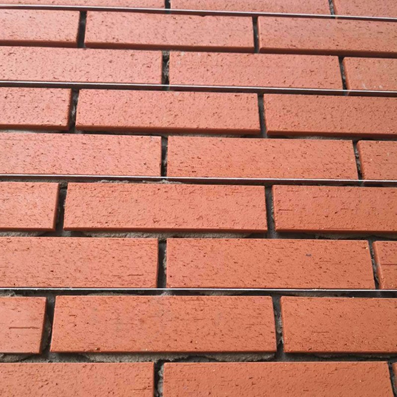 劈开砖文化石陶土砖仿古砖柔性石材拉毛红色砖农村别墅内外墙软瓷