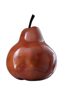 法式侘寂中古摆件抱抱梨子艺术家居艺术装饰品侘寂风雕塑高级感