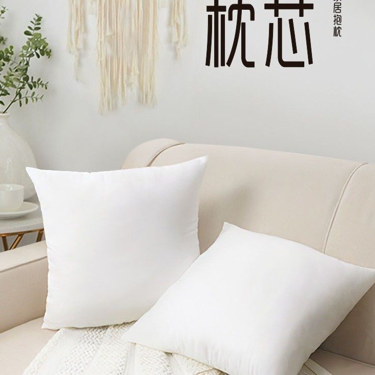 立体磨毛抱枕芯床头沙发抱枕正方形长方形内胆不变形内芯