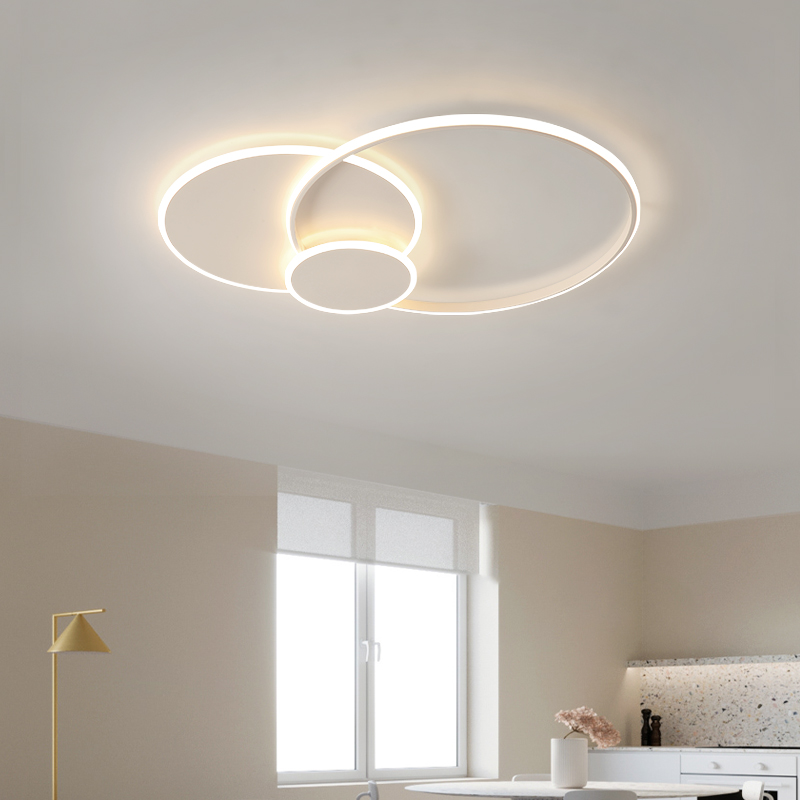 吸顶灯圆形客厅灯l现代简约大气简易创意圆环超薄家用餐厅卧室灯