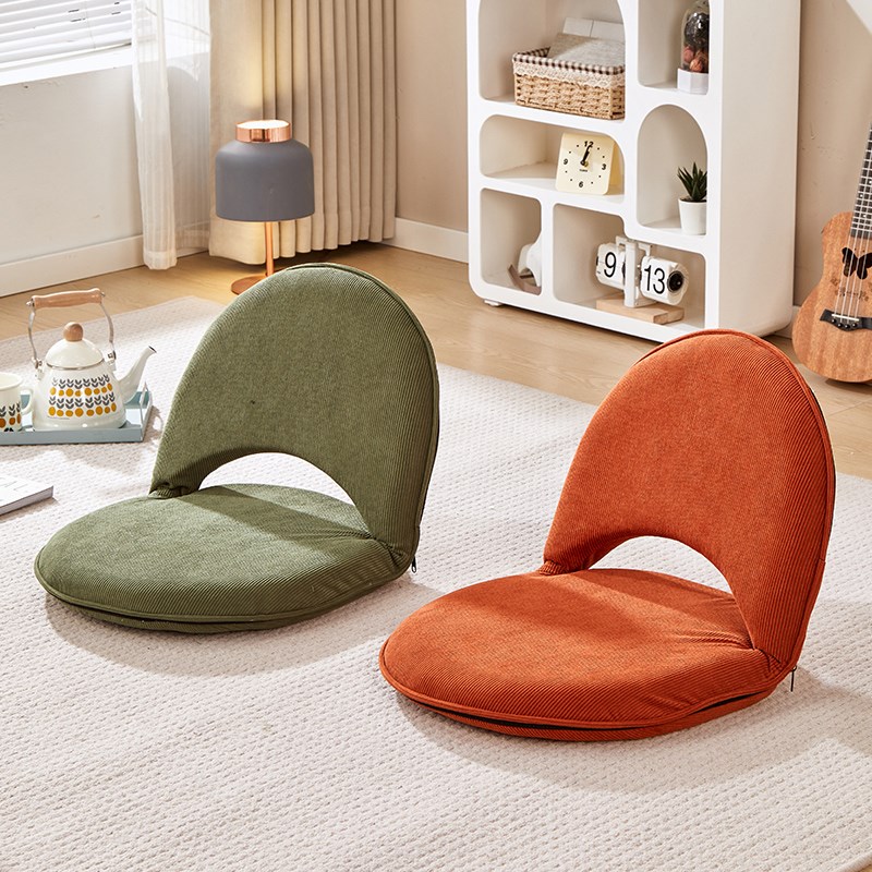 懒人沙发榻榻米h床上靠背椅可调节卧室小型飘窗单人小沙发折叠躺