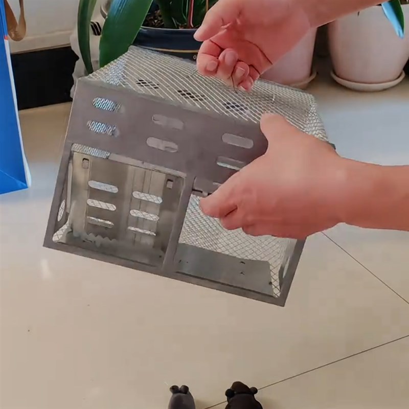 捕鼠神器b全自动超强双门新型连续自动诱捕器家用灭大老鼠耗子笼