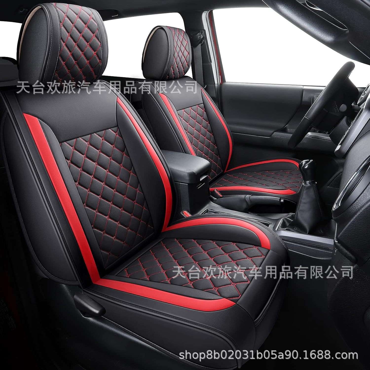 Tacoma 2005-2023北美皮卡皮革座椅套专用防水汽车坐垫耐磨出口