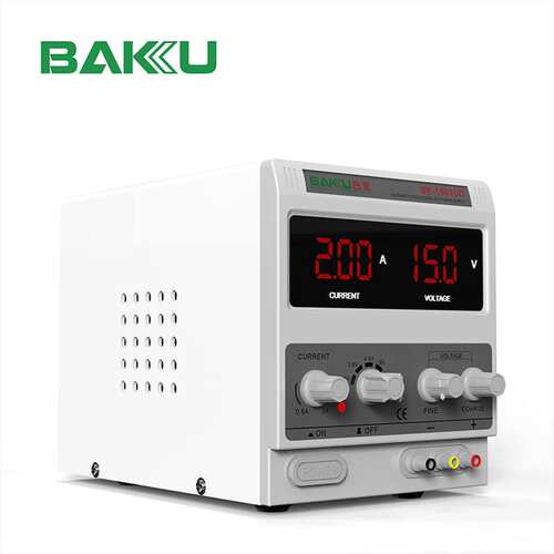 巴酷BK-1502DD稳压电源DC电流表笔记本手机电工维修数显15V2A便携