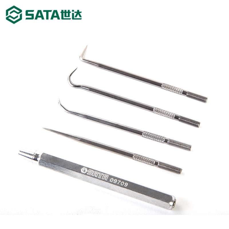 5件密封圈挑钩组套汽修油封取出器O型圈密封垫起子工具09709