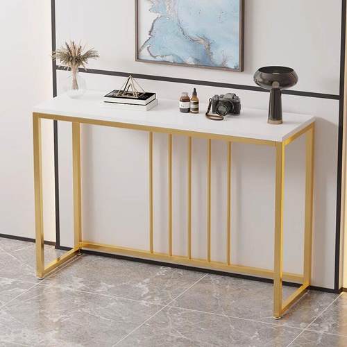 轻奢风玄关桌入户玄关台置物架走廊条案客厅靠墙长条桌子极窄铁艺