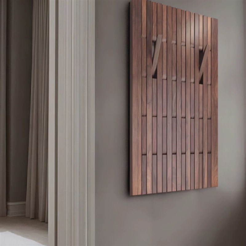 实木挂衣架墙上置物架衣帽架壁挂墙壁卧室玄关木条衣W挂钩钢琴定