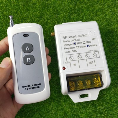 AK-WT02220V大功率30A水泵远距离开关灯具电源开关+中功率1000-2F