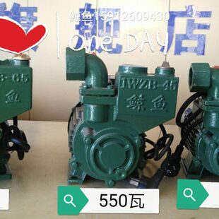 昆明鲸鱼自吸泵管道增压泵家用农机自吸喷射泵抽水机吸水泵