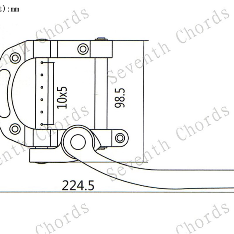SG ES335 LP等爵士电吉他琴桥拉弦板颤音系统 小摇秆杆 小摇把