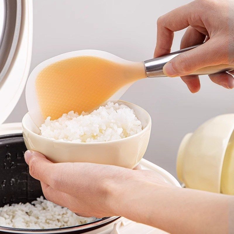 食品级硅胶饭勺子粘米饭盛饭家用高档精致立打饭铲,厨房/烹饪用具,饭勺,淘宝优惠券,粉丝福利购,淘宝优惠卷