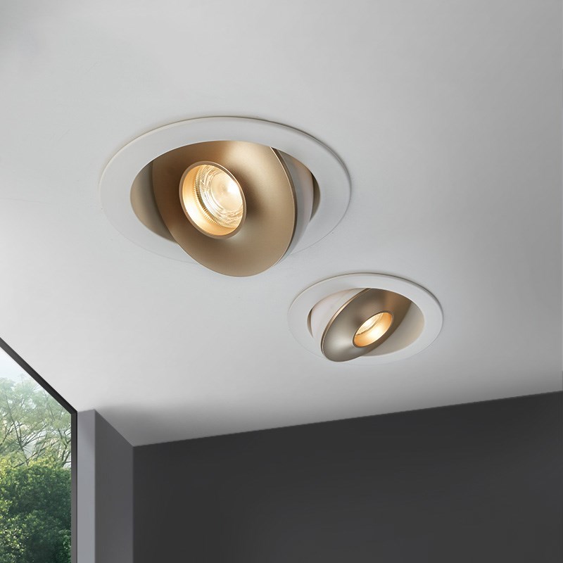 德国柏曼led射灯 象鼻灯嵌入式背景墙聚光灯过道走廊玄关天花筒灯