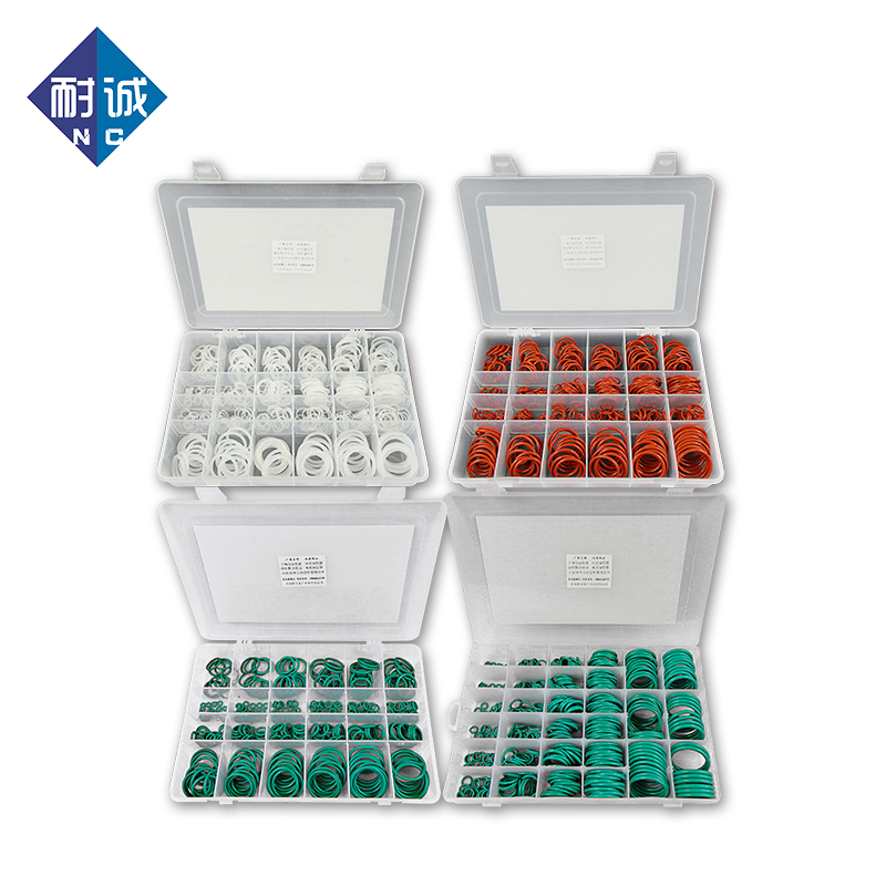 促销 密封圈修理盒氟胶420型/330型 红硅/白硅390型O型圈组合套装