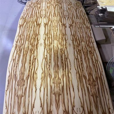 天然实木 龙凤檀木皮龙血檀鬼脸花纹 家具汽车内饰木皮贴皮50丝