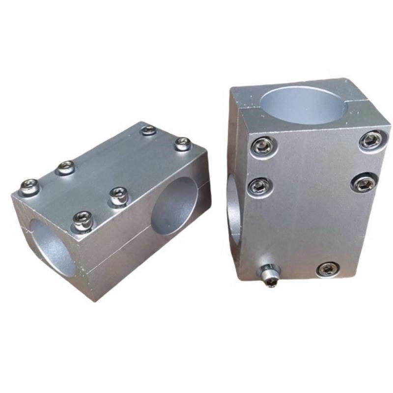 分离型T型夹连接件光轴支架十字夹三通管夹铝合金钢制横竖立柱型