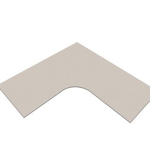 弧形l型转角拐角书桌桌垫办公室桌面保护垫皮革桌布防水防油免洗