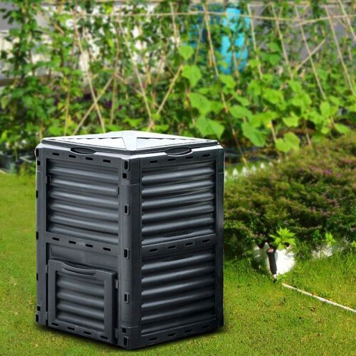 。堆肥箱300L园艺庭院垃圾桶户外堆肥桶花园积有氧堆肥家用发酵神
