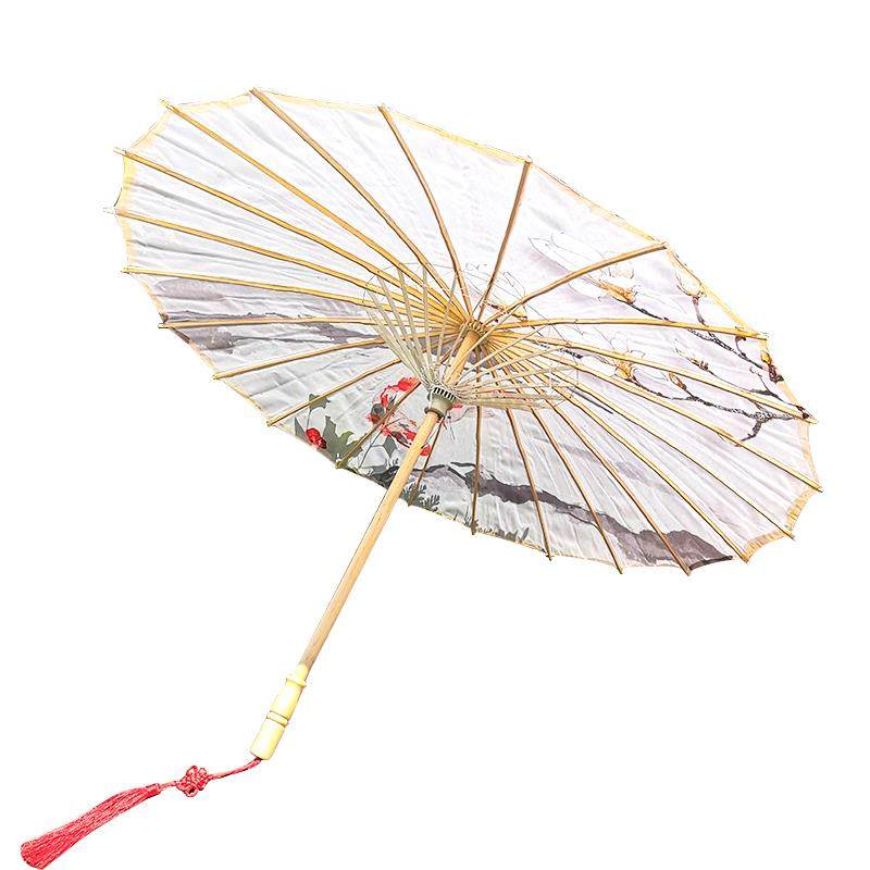 水墨油纸伞汉服舞蹈装饰伞吊顶防雨中国风古风花伞男女道具伞纸伞,家居饰品,工艺伞,淘宝优惠券,粉丝福利购,淘宝优惠卷