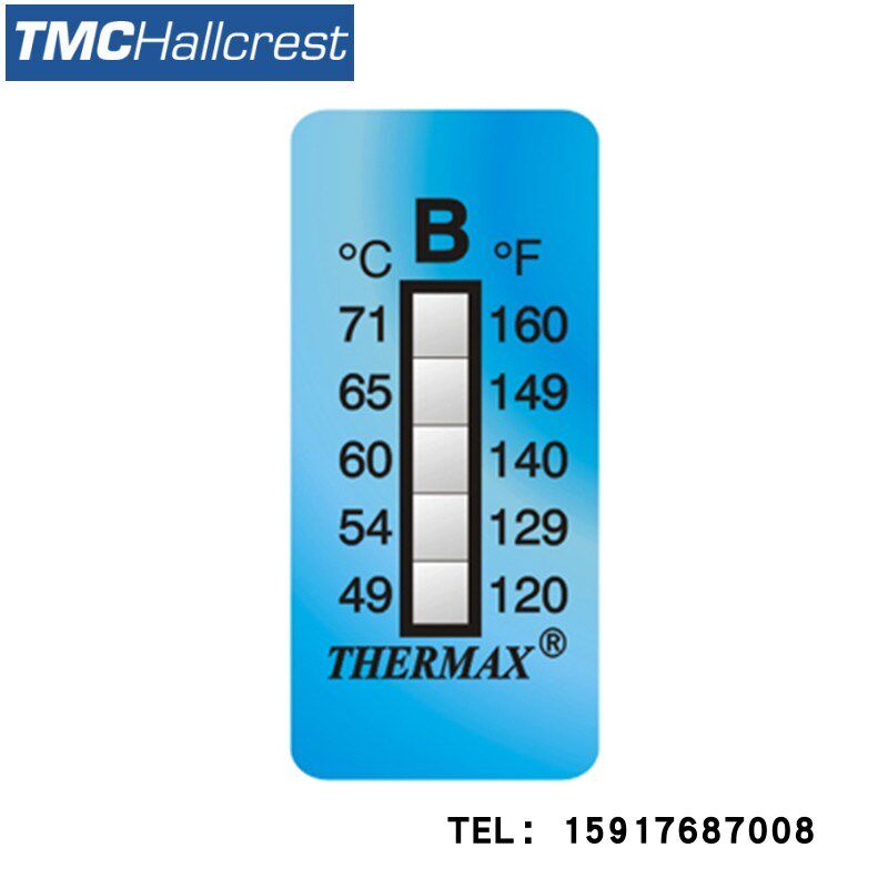 英国TMC THERMAX温度美五格B(49-71C)(120-160F)热敏试纸
