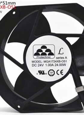 台湾Protechnic永立MGA1724XB-O51 24V 1A 17厘米变频器风扇17251