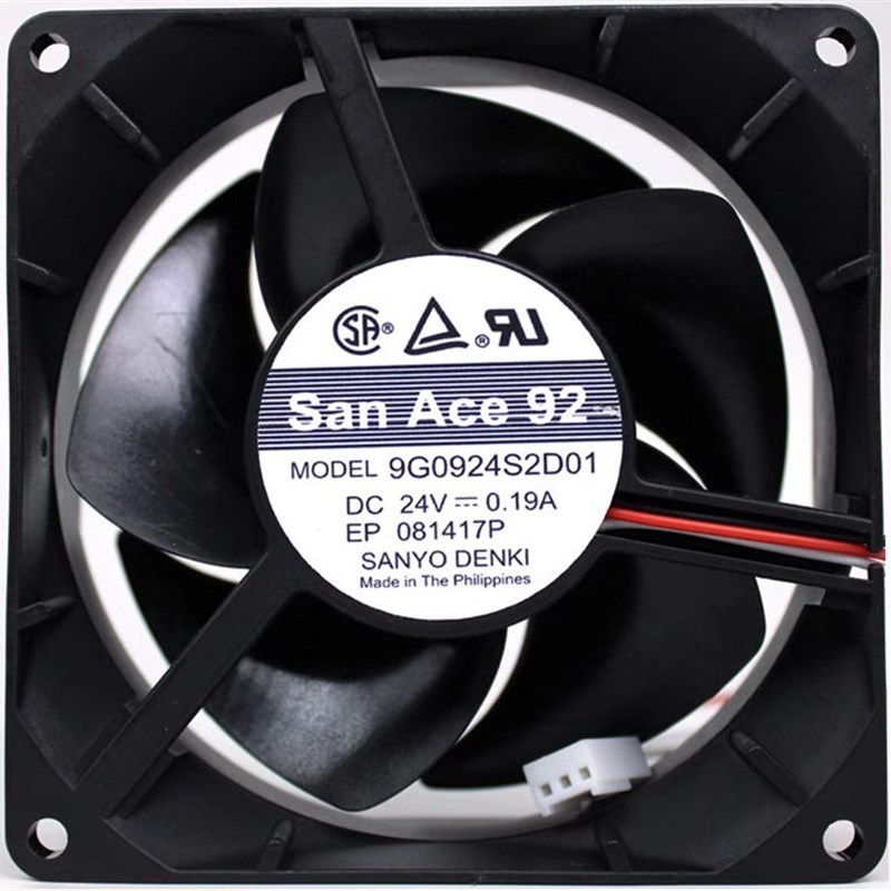 9G0924S2D0124V 0.19A 9CM变频器散热风扇 SANYO贴片机M6基座冷却