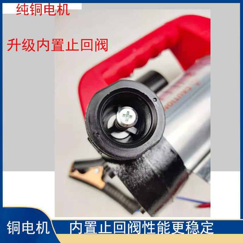 电动抽油泵柴油抽加油机12V220伏吸油器关枪停机计量枪泵停油抽子