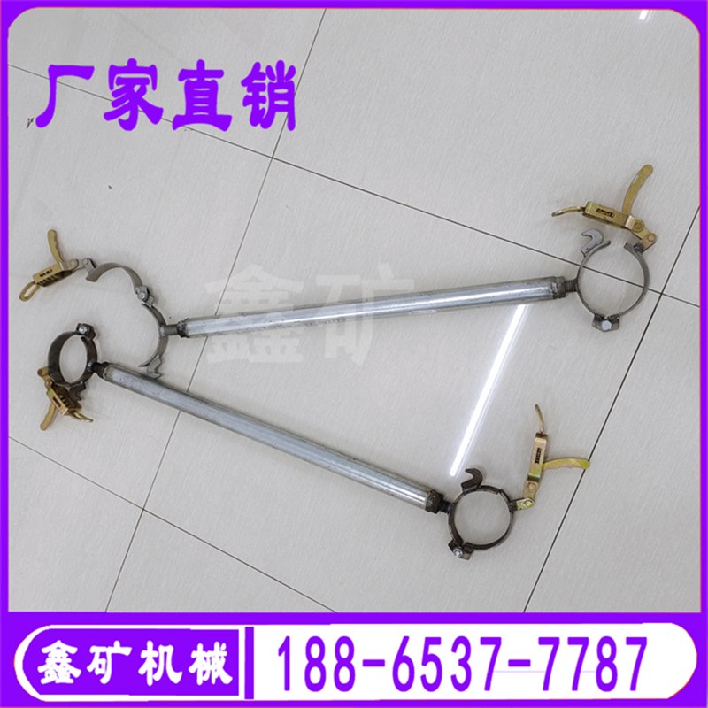 防倒硬连接矿用支柱防倒 单体液压支柱防倒装置 器锁扣环形防坠器