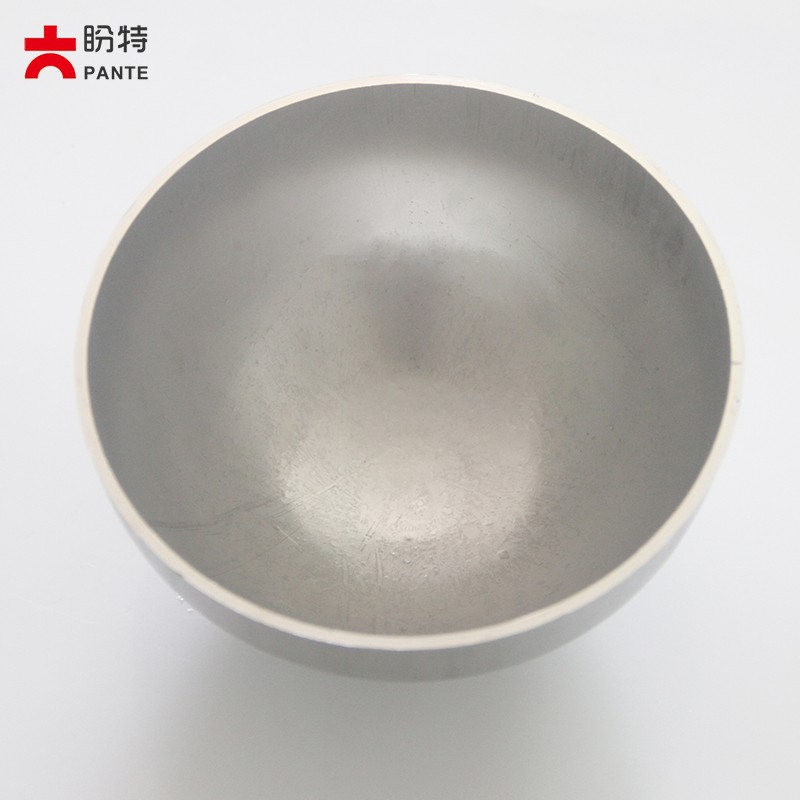 盼特304工业级半球形封头不锈钢半圆形压力罐管帽堵头球型盖新款