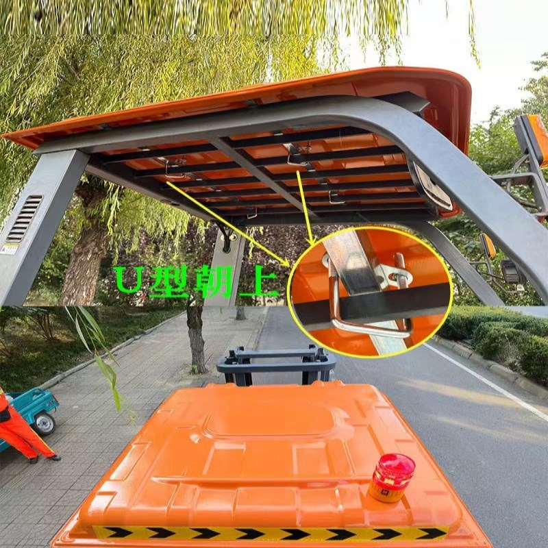 叉车顶棚遮雨板金属篷杭叉合力顶棚三轮车塑料顶棚遮雨棚加厚大顶