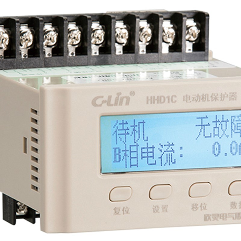 欣灵智能数显保护器HHD1C-1Z/2Z/3F中文液晶电动机分体式220V380V