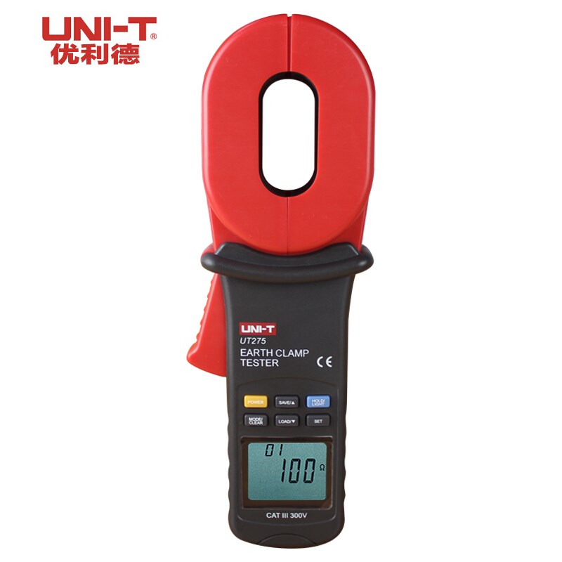优利德钳形接地电阻测试仪UT273/UT275数字接地电阻仪防雷地阻仪